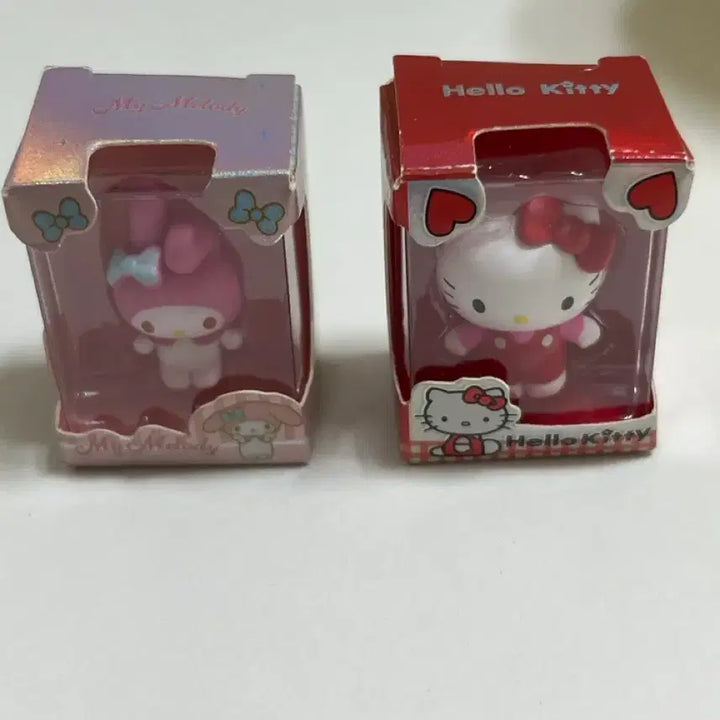 [BUNJANG] Sanrio Rice Grain Figures Kitty &amp; My Melody Set / 산리오 쌀알 피규어 키티&amp;마멜 세트판매