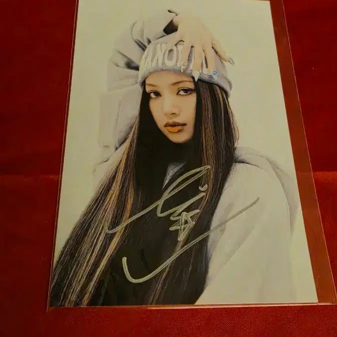 [BUNJANG] BLACKPINK LISA Autographed Postcard / 리사 친필 싸인 엽서 블랙핑크 BLACKPINK LISA