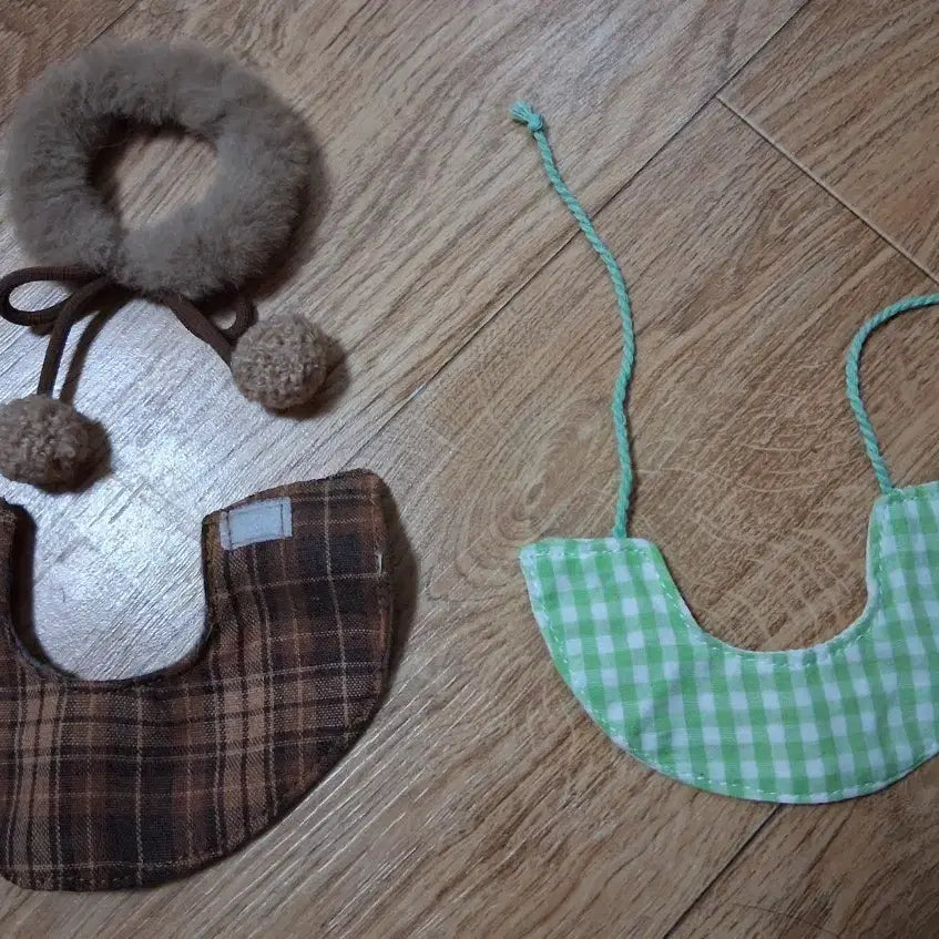 [BUNJANG] 10cm Doll Clothes Cape Set (2 Types, Bundle) / 10cm 인형옷 케이프 망토 2종 일괄