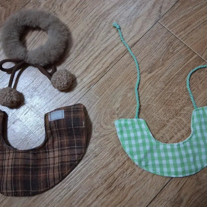 [BUNJANG] 10cm Doll Clothes Cape Set (2 Types, Bundle) / 10cm 인형옷 케이프 망토 2종 일괄