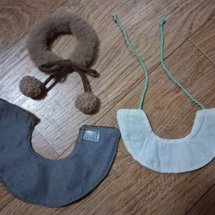 [BUNJANG] 10cm Doll Clothes Cape Set (2 Types, Bundle) / 10cm 인형옷 케이프 망토 2종 일괄