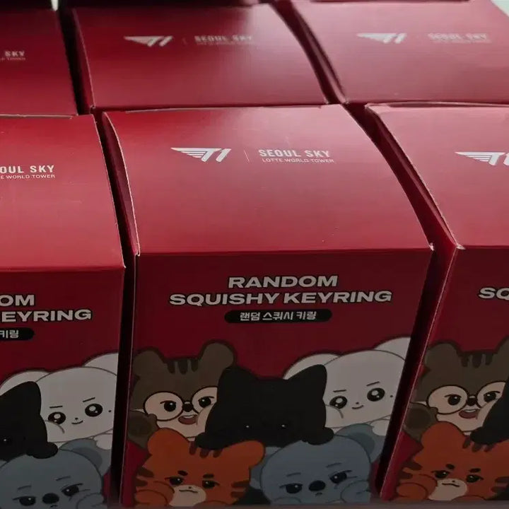 [BUNJANG] T1 Seoul Sky Owner Squishy Ball Random Keyring / T1 서울스카이 오너 스퀴시볼 랜덤 키링