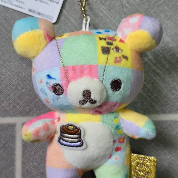 [BUNJANG] Rilakkuma Patchwork 20th Anniversary Doll Keyring / (새상품) 리락쿠마 패치워크 20주년 인형 키링