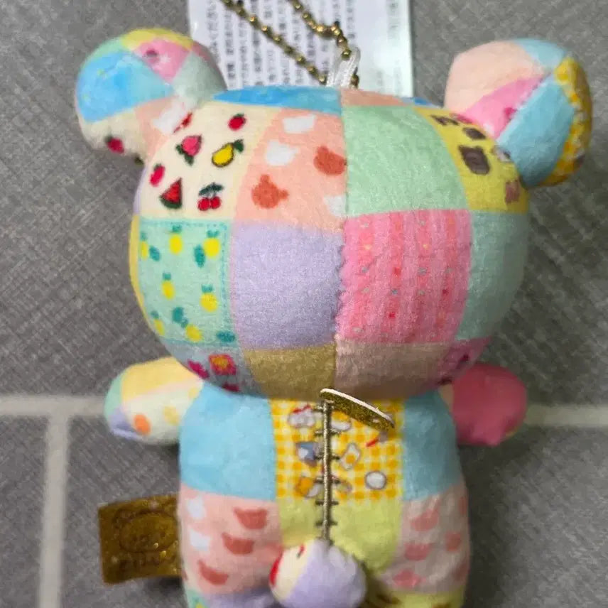 [BUNJANG] Rilakkuma Patchwork 20th Anniversary Doll Keyring / (새상품) 리락쿠마 패치워크 20주년 인형 키링