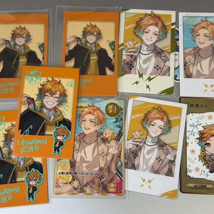 [BUNJANG]  Nijisanji Oriens Usami Rito Cheki Bundle Set / [일괄] 니지산지 오리엔스 우사미 리토 체키