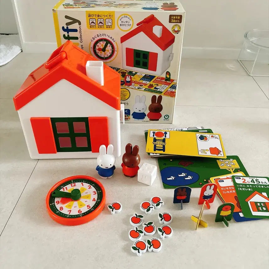 [BUNJANG] Miffy House Vintage Playset Full Set / [풀세트] 2014 고전 미피 하우스 미피의 집 빈티지소품 피규어