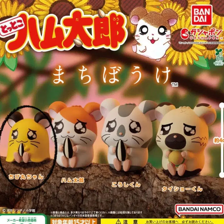 [BUNJANG] Hamtaro Machiboke Gacha Mini Figure / 방가방가 햄토리 마치보케 가챠 미니미니 미개봉