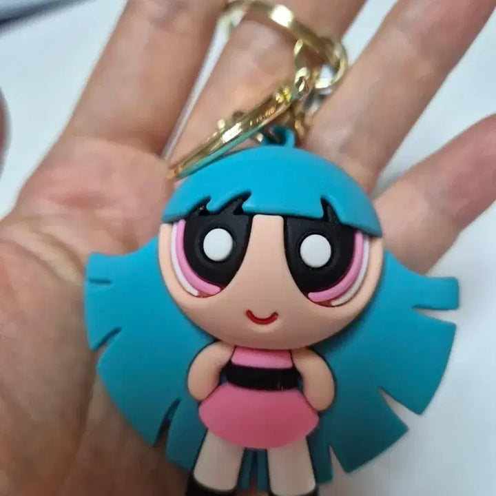 [BUNJANG] Powerpuff Girls Keyring Set (3 Types) / 파워퍼프걸 키링 3종