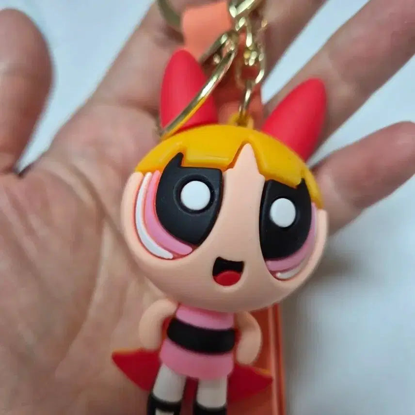 [BUNJANG] Powerpuff Girls Keyring Set (3 Types) / 파워퍼프걸 키링 3종
