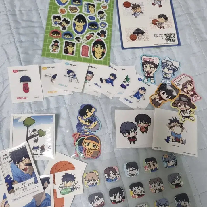 [BUNJANG] Garbage Time Official &amp; Unofficial Sticker Bundle Set / 가비지타임 갑타 비공굿 공굿 스티커 일괄