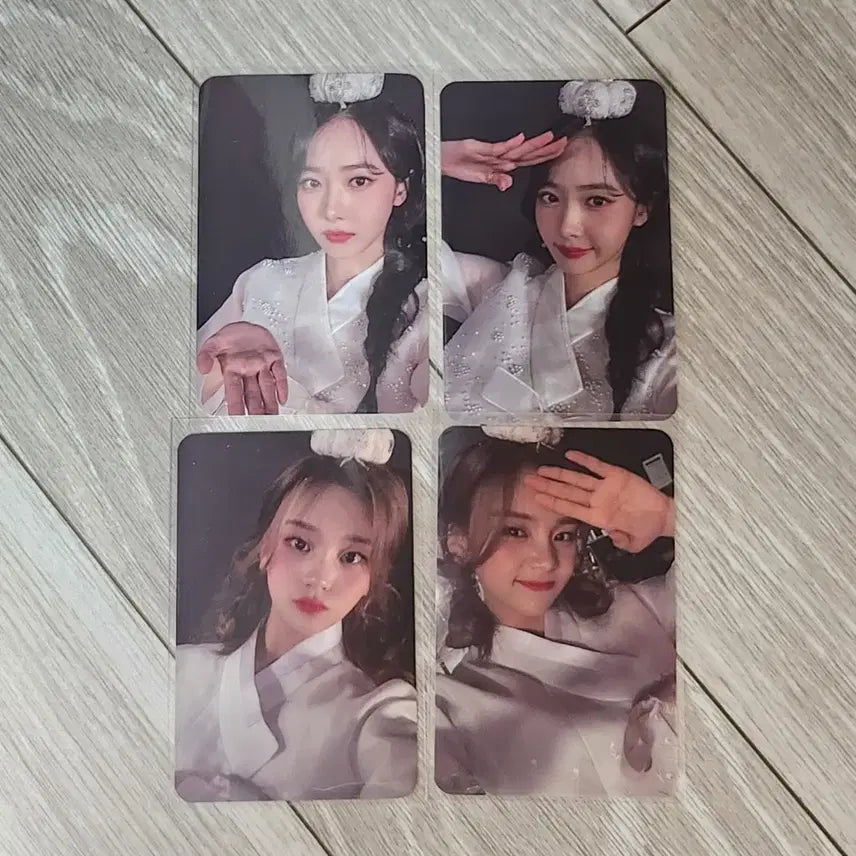 [BUNJANG] Viviz SinB Umji Everline Hanbok POB Bundle Set / 비비지 신비 엄지 에버라인 한복 미공포 4장일괄 세트