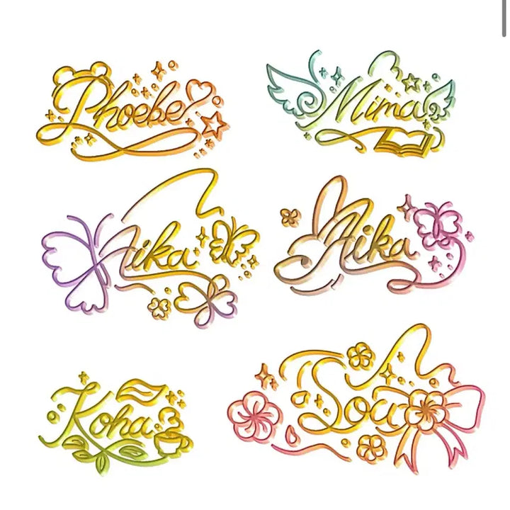 [BUNJANG] Custom Signature Commission - English Only / 화려한 싸인 커미션