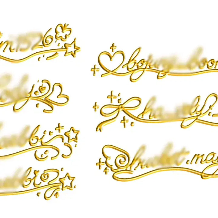 [BUNJANG] Custom Signature Commission - English Only / 화려한 싸인 커미션