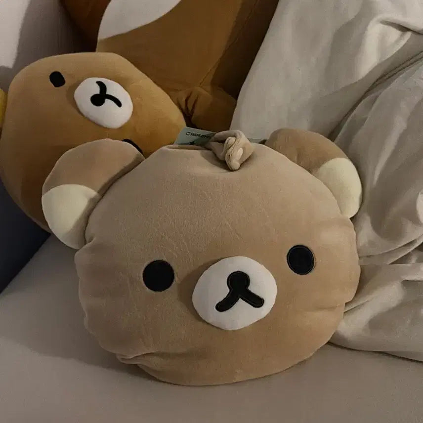 [BUNJANG] Rilakkuma Cushion Neck Pillow Plush / 리락쿠마 쿠션 목베개 인형