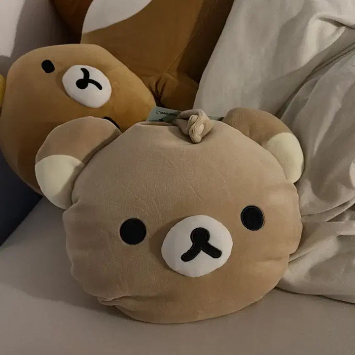 [BUNJANG] Rilakkuma Cushion Neck Pillow Plush / 리락쿠마 쿠션 목베개 인형