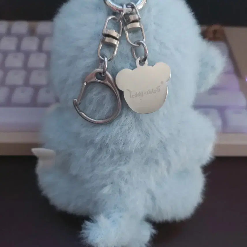 [BUNJANG] Teddy Tails Rena Bear Keychain Shark / 테디테일즈 레나베어 키링 상어
