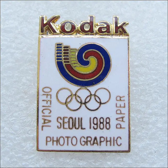 [BUNJANG] Kodak 88 Seoul Olympics Badge / [88서울올림픽 배지] Kodak 코닥 (ol100)