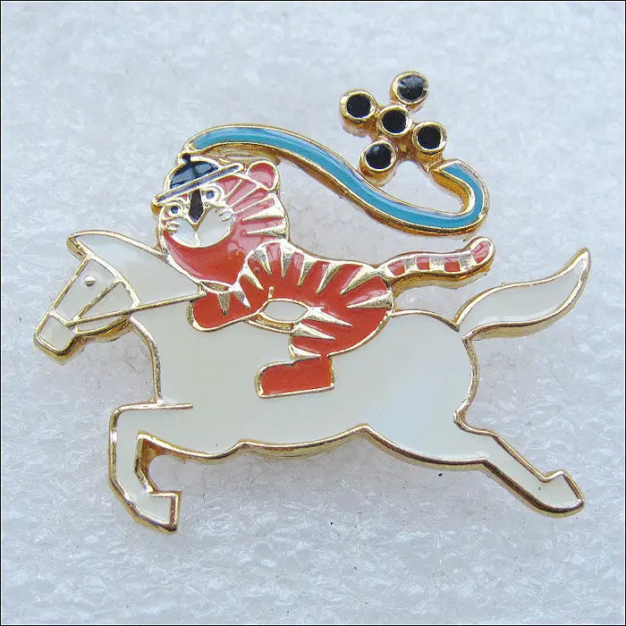 [BUNJANG] 1988 Seoul Olympics Modern Pentathlon Badge / [88서울올림픽 배지] 근대5종 (ol103)