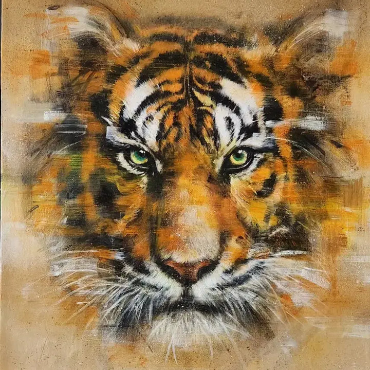 [BUNJANG] Tiger Oil Painting Artwork / (좀전에다른곳에서판매완료)호랑이 그림 유화 작품