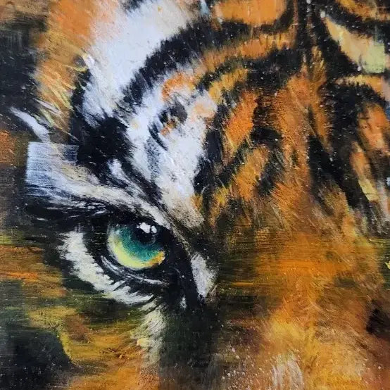 [BUNJANG] Tiger Oil Painting Artwork / (좀전에다른곳에서판매완료)호랑이 그림 유화 작품