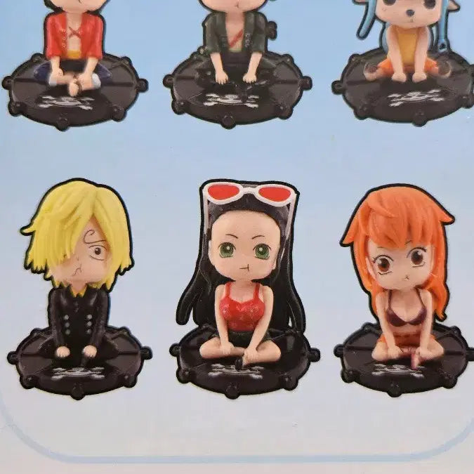 [BUNJANG] One Piece 4-Character Figure Set (SD Style) / 원피스 피규어 4종 세트