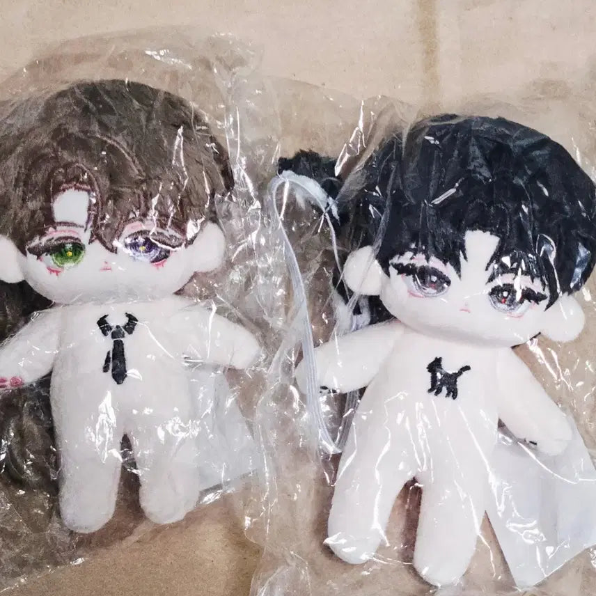 [BUNJANG] Kim Sol-eum Baek Sa-heon 10cm Plush Dolls Bundle Set (Gaedam Going to Work) / 괴담출근 괴출 일괄 김솔음 백사헌 속성 솜인형 10cm 밤결솔음 밤결사헌 인형 괴담에 떨어져도 출근을 해야하는구나