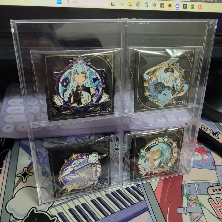 [BUNJANG] N Choice 3rd Anniversary Badge Set / 니케 3주년 뱃지 세트