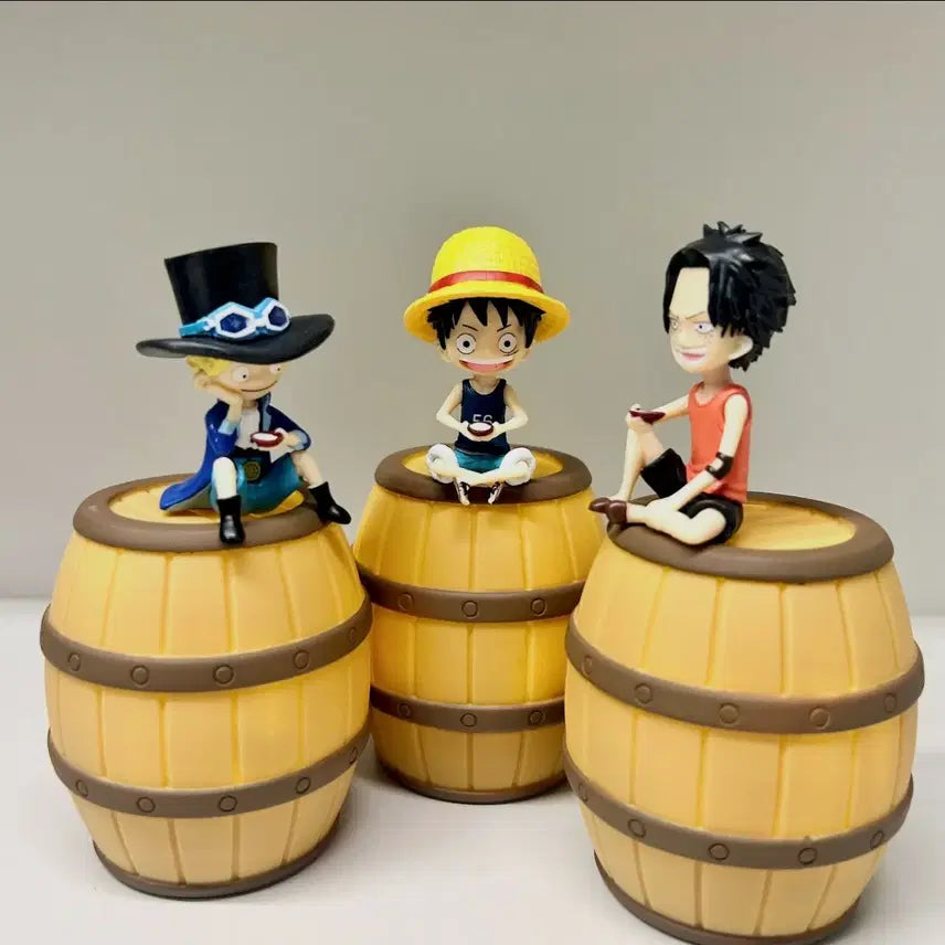 [BUNJANG] One Piece Three Brothers Mood Lamp Figure Bundle Set / 원피스 삼형제 무드등 일괄
