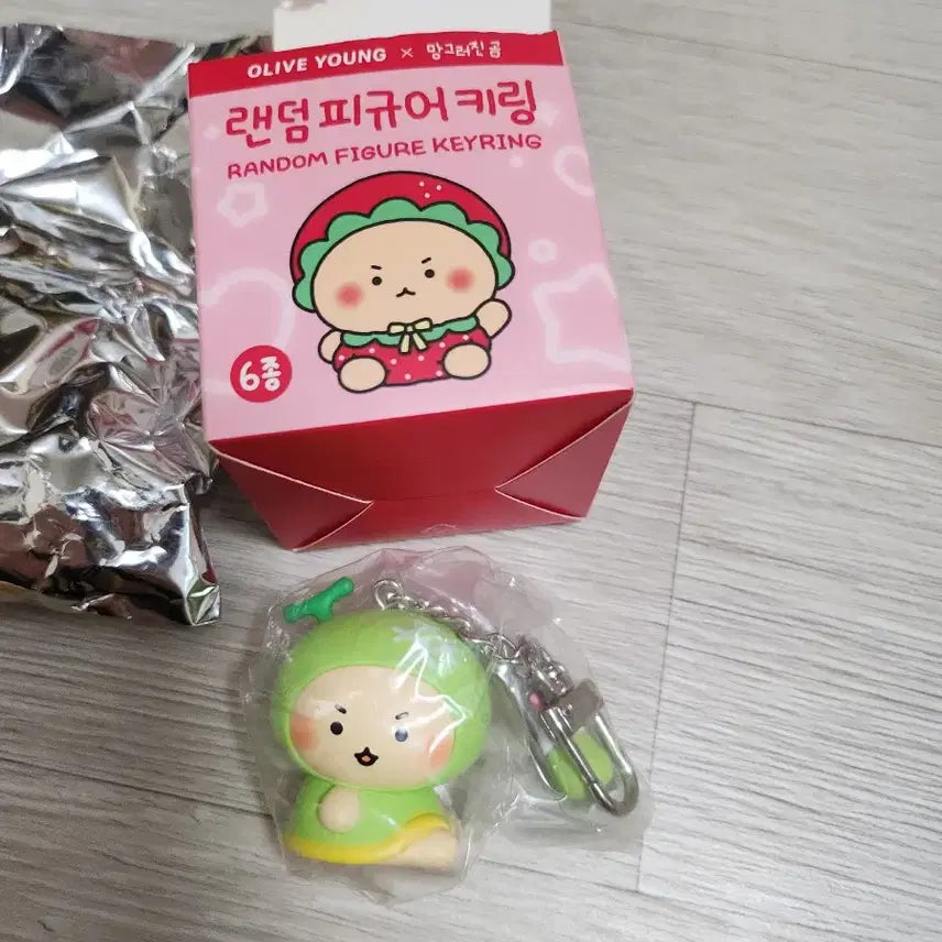 [BUNJANG] Kakao Friends Mang 2nd Gen Melon Keychain / 올리브영 망곰이 키링 메론