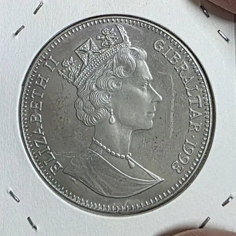 [BUNJANG] Gibraltar 1993 1 Crown Stegosaurus Dinosaur Coin / 지브롤터 영국령 1993년 1크라운 주화 스테고사우루스 공룡