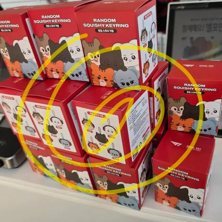 [BUNJANG] T1 Seoul Sky Squishy Ball 5-Set (Random) / T1 서울스카이 스퀴시볼 5종 세트 도란 오너 페이커 페이즈 케리아