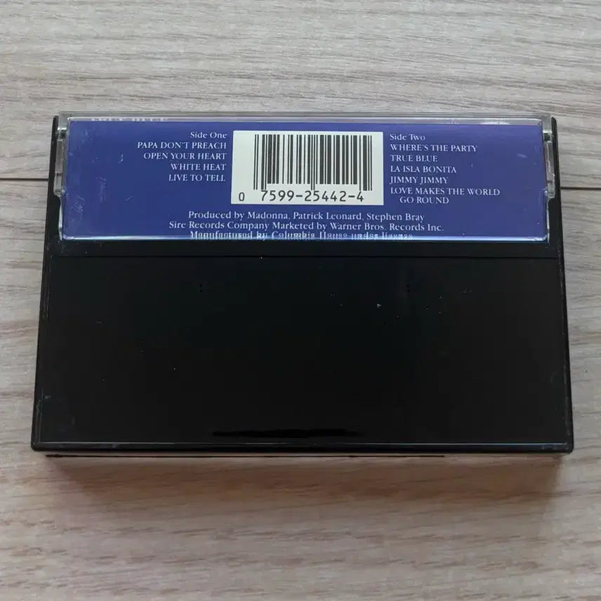 [BUNJANG] Madonna True Blue Cassette Tape US Press / 마돈나 MADONNA True Blue 트루 블루 카세트 테이프 미국반 앨범 음반
