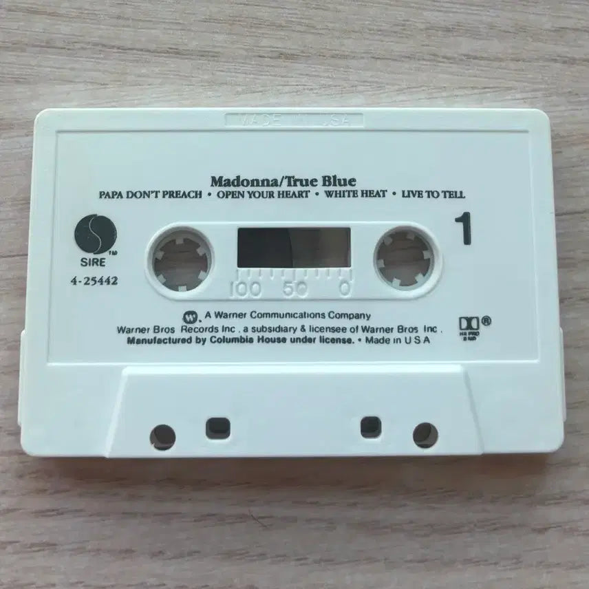 [BUNJANG] Madonna True Blue Cassette Tape US Press / 마돈나 MADONNA True Blue 트루 블루 카세트 테이프 미국반 앨범 음반