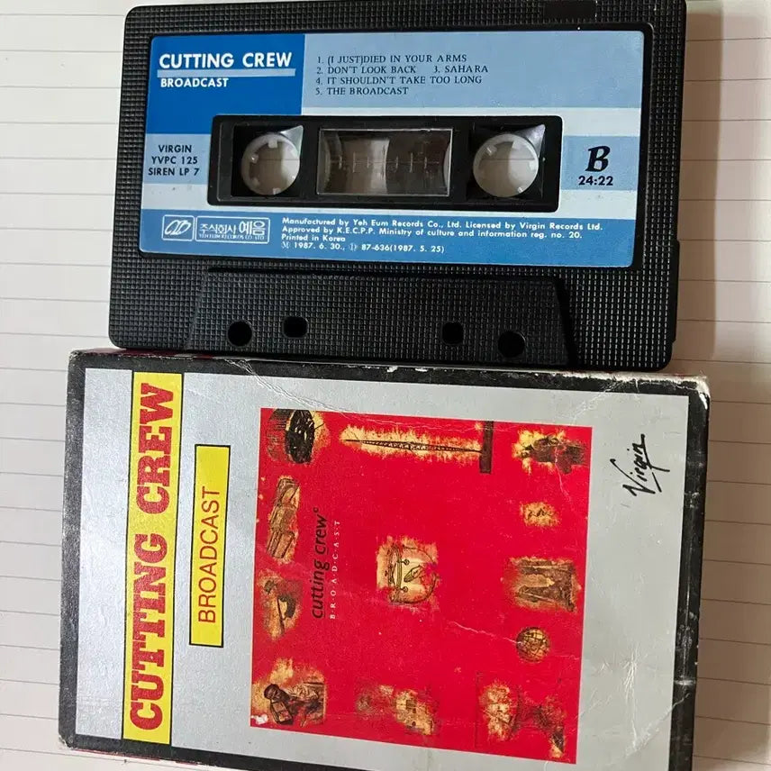 [BUNJANG] Cutting Crew Broadcast Cassette Tape / 커팅 크루 브로드캐스트 카세트 테이프