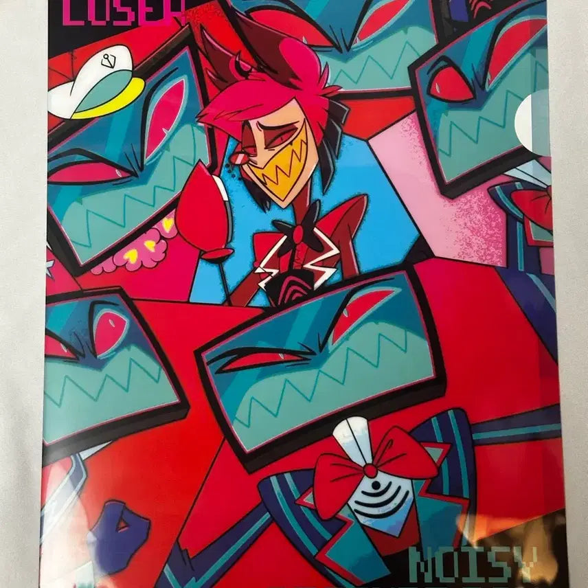 [BUNJANG] Hazbin Hotel Alastor Box Clear File / 해즈빈 호텔 복스 알래스터 복스 클리어 파일
