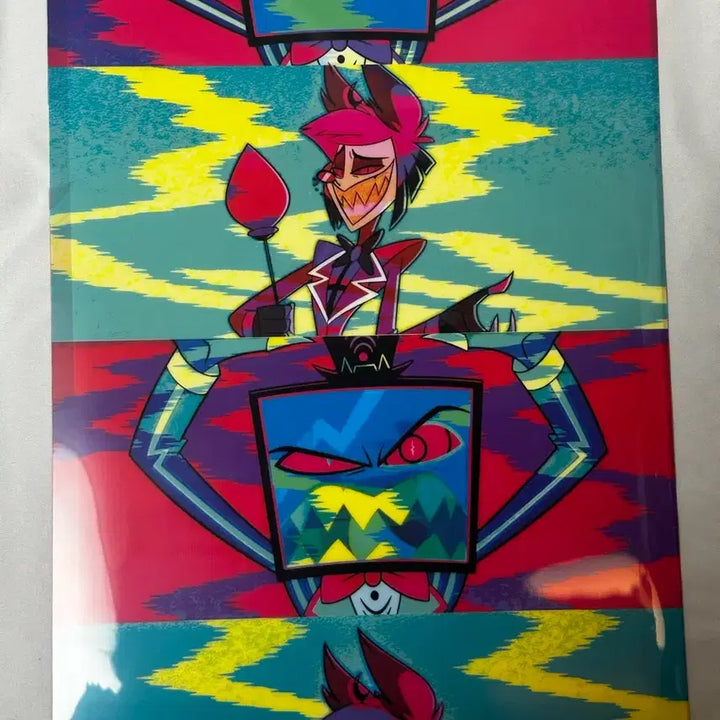 [BUNJANG] Hazbin Hotel Alastor Box Clear File / 해즈빈 호텔 복스 알래스터 복스 클리어 파일