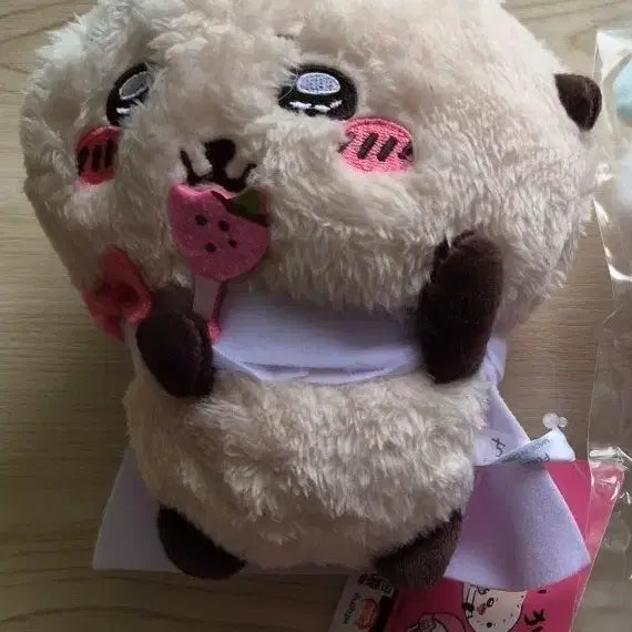 [BUNJANG] Strawberry Racoon Plush / 딸기 랏코