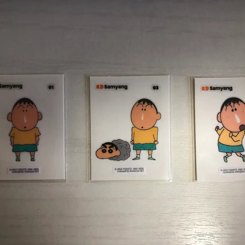 [BUNJANG] Samyang Maenggu Sticker 3 Types Bundle Set (Unsealed) / 삼양맹구 띠부씰 [개봉] 3종 일괄