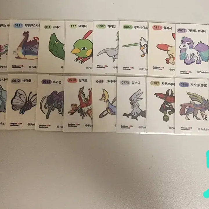 [BUNJANG] Pokemon Stickers 5 Sets Bundle / 포켓몬 띠부씰 5세트