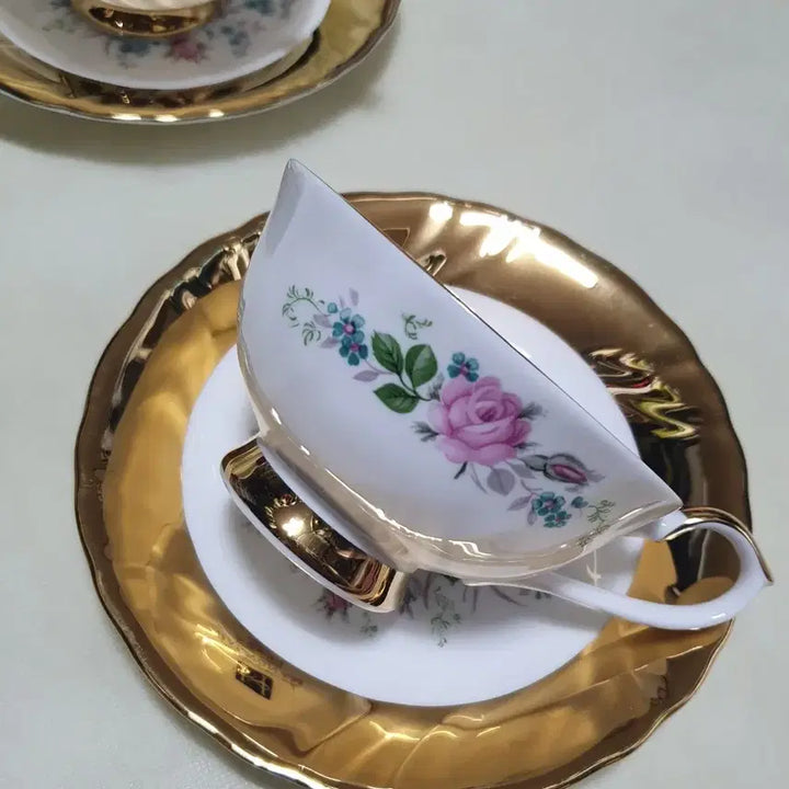 [BUNJANG] Haengnam Porcelain Antique Tea Cup Set for 2 / 앤틱 찻잔 세트 2인조(행남자기)