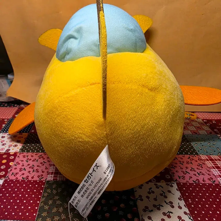 [BUNJANG] Anpanman Classic Cheese Airplane Doll Vintage / 호빵맨 고전 치즈 비행기 인형 빈티지