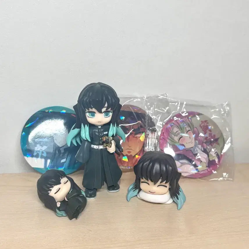 [BUNJANG] Demon Slayer Muichiro Tokito Onemutan Figure Bundle Set / 일괄) 귀멸의 칼날 귀칼 무이치로 오네무탄 피규어