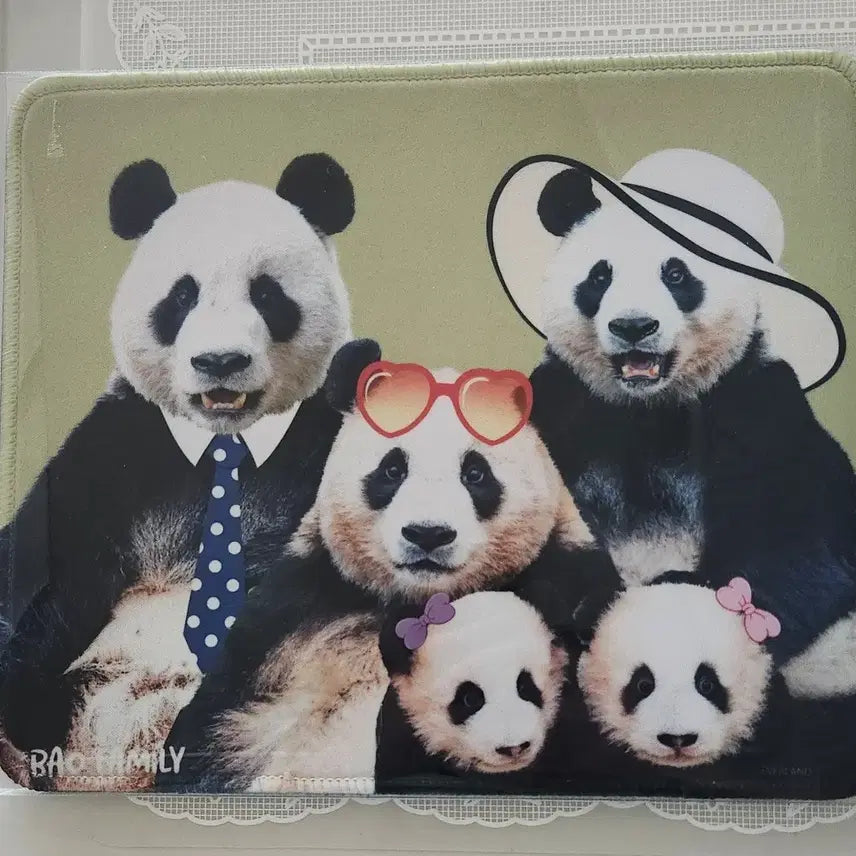 [BUNJANG] Everland Bao Family Mousepad / 에버랜드 바오패밀리 마우스패드