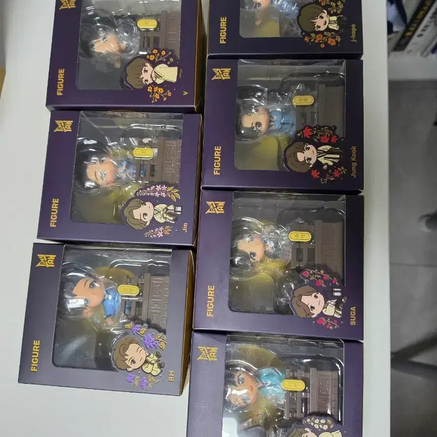 [BUNJANG] BTS TinyTAN Dalmajung Figure Bundle Set (7 Types) / BTS 타이니탄 달마중 피규어 7종 일괄