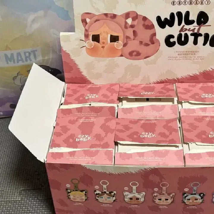 [BUNJANG] Popmart Crybaby Leopard Box - Unsealed Full Set / 팝마트 정품) 크라잉베이비 표범 박스개봉 풀세트