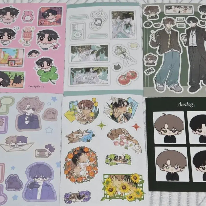 [BUNJANG] Kim Sol-eum (Sahon Sol-eum) Kwedam Geul-eum Sticker Set (7 Sheets) / 괴담출근 스티커 7장 김솔음 사헌솔음