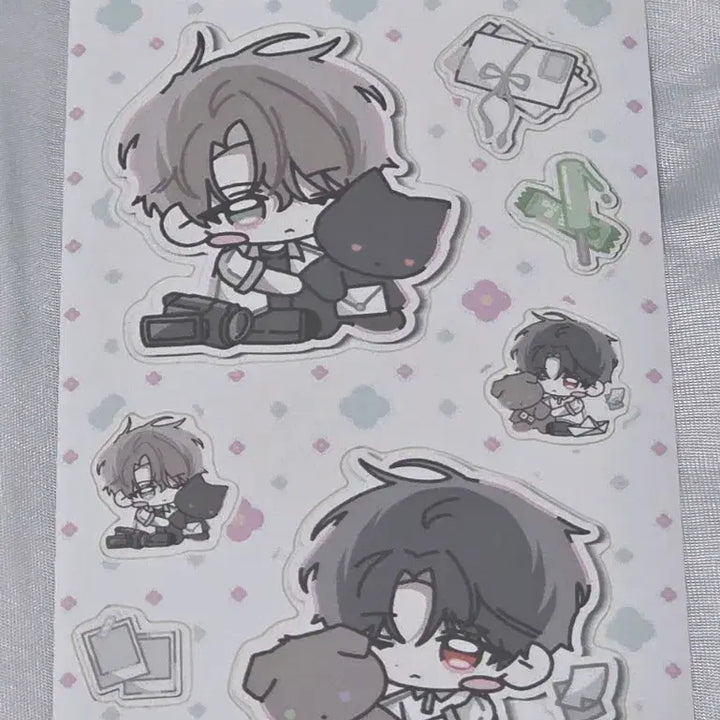 [BUNJANG] Kim Sol-eum (Sahon Sol-eum) Kwedam Geul-eum Sticker Set (7 Sheets) / 괴담출근 스티커 7장 김솔음 사헌솔음
