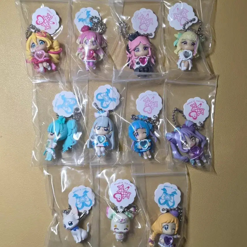 [BUNJANG] Precure Magic Swing Keychain Gacha Set / 프리큐어 매직 스윙 키링 가챠 메지루시 11종 일괄판매 양도