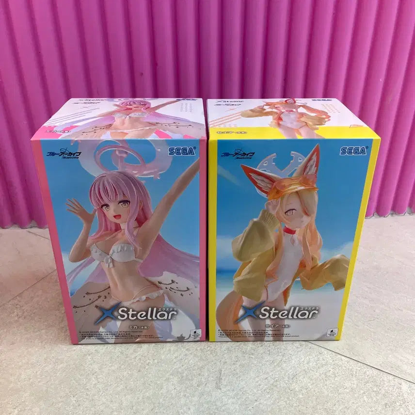 [BUNJANG] Blue Archive Seia &amp; Mika Stella Figures 2-Set / 최저가!! 블루 아카이브 세이아&amp;미카 스텔라 피규어 2종세트