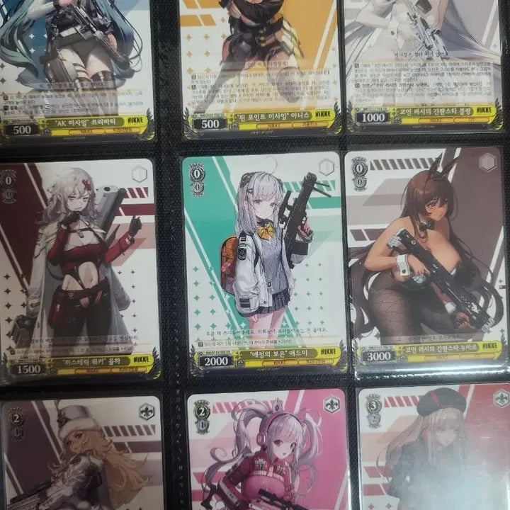 [BUNJANG] Weiss Schwarz NIKKE Full Set 249 Cards Binder / 바이스슈발츠 니케 총 249장 트덱+1탄+2탄 전종 바인더 세트